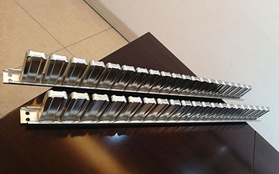 Molde de acero inoxidable para hacer paletas de hielo, Vitaline de 20 carriles-3