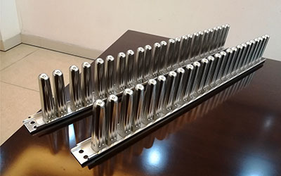 Molde de acero inoxidable para hacer paletas de hielo, Vitaline de 24 carriles-2